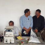 कोरोना टीकाकरण एवं नेत्र चिकित्सा शिविर सम्पन्न