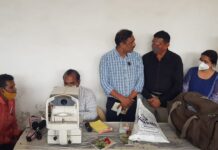 कोरोना टीकाकरण एवं नेत्र चिकित्सा शिविर सम्पन्न