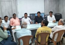 फोस्टा को चुनावी अमलीजामा पहनाने के लिये कमेला कोर कमेटी सदस्यो के साथ की बैठक