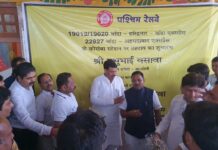 सांसद प्रभुभाई वसावा द्वारा कोसंबा स्टेशन पर बांद्रा – हरिद्वार एवं लोक शक्ति ट्रेनों के ठहराव का शुभारंभ