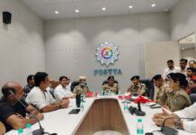 पुलिस प्रशासन के साथ फोस्टा कार्यालय में हुई आवश्यक बैठक