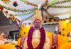 काशी गढ़वा घाट के परमहंस शरणानंद जी का सचिन में भव्य स्वागत